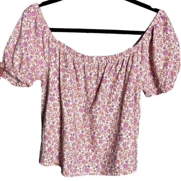 ☁️ ⚪️ American eagle boho baby doll top floral - Picture 3 of 7